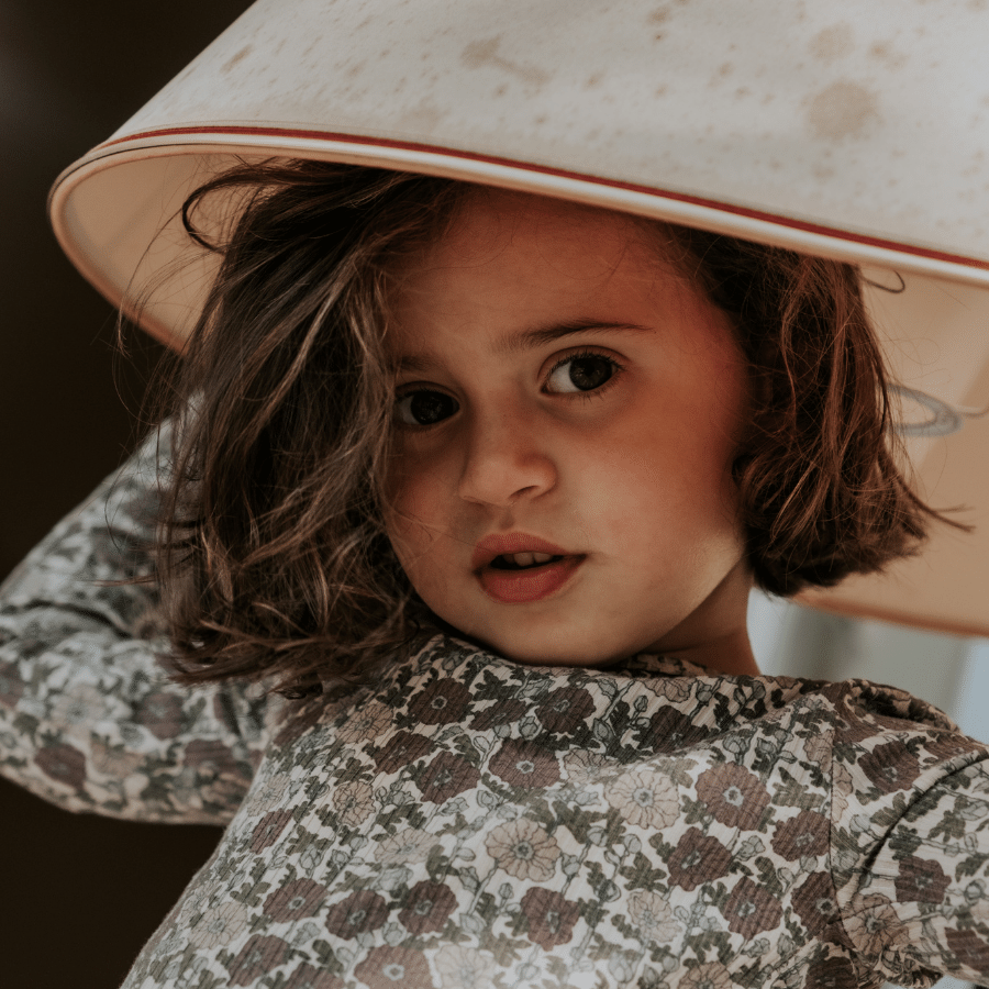 The Printed Long Sleeve Tee - Ava