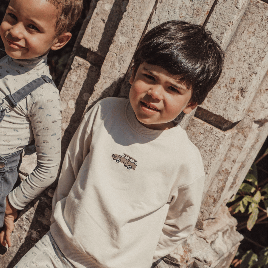 The Embroidered Sweatshirt - Vintage Car