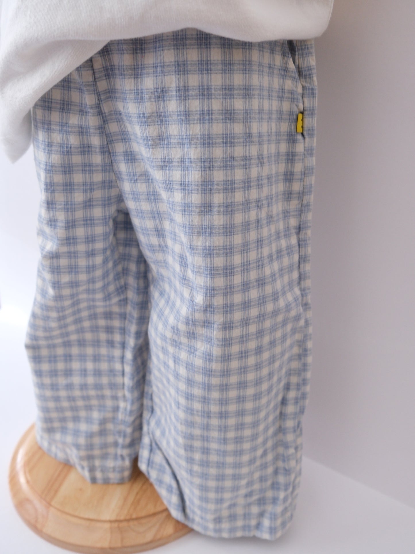 Blue Plaid Pants