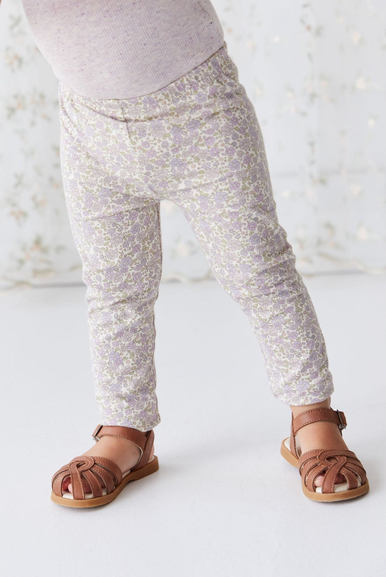 Organic Cotton Everyday Legging - Chloe Lavender | 2YR