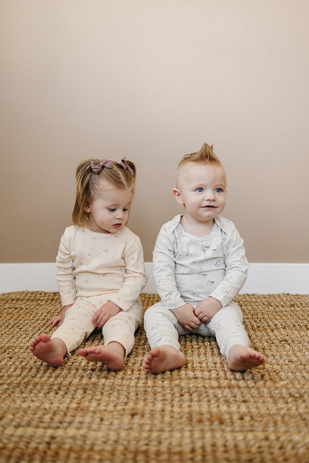 Cream Tulip Pointelle Set