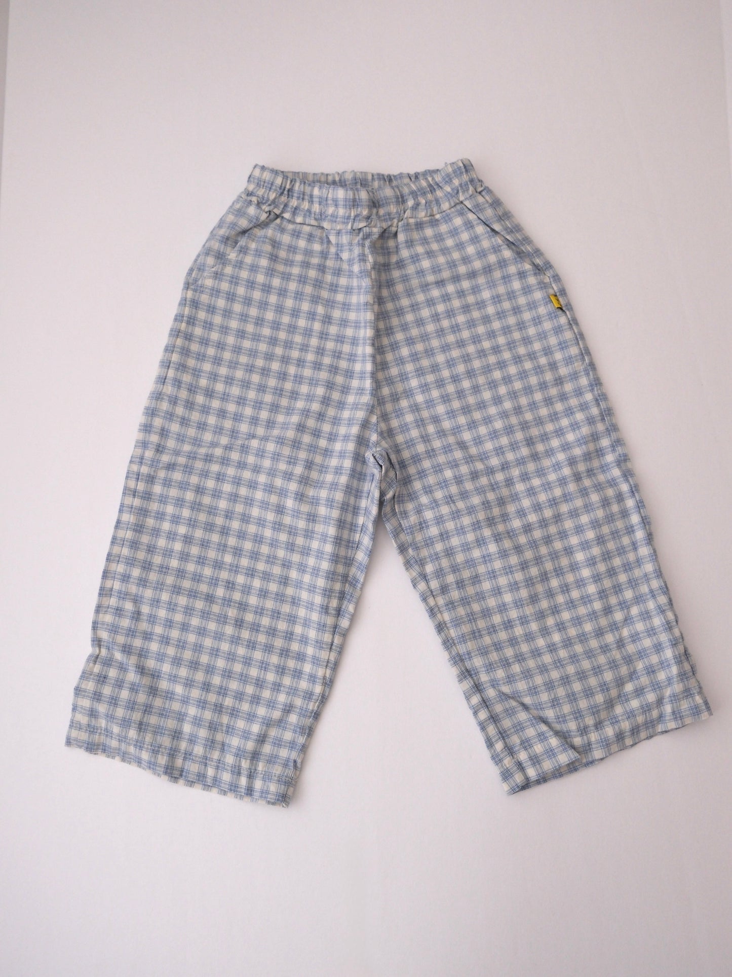 Blue Plaid Pants