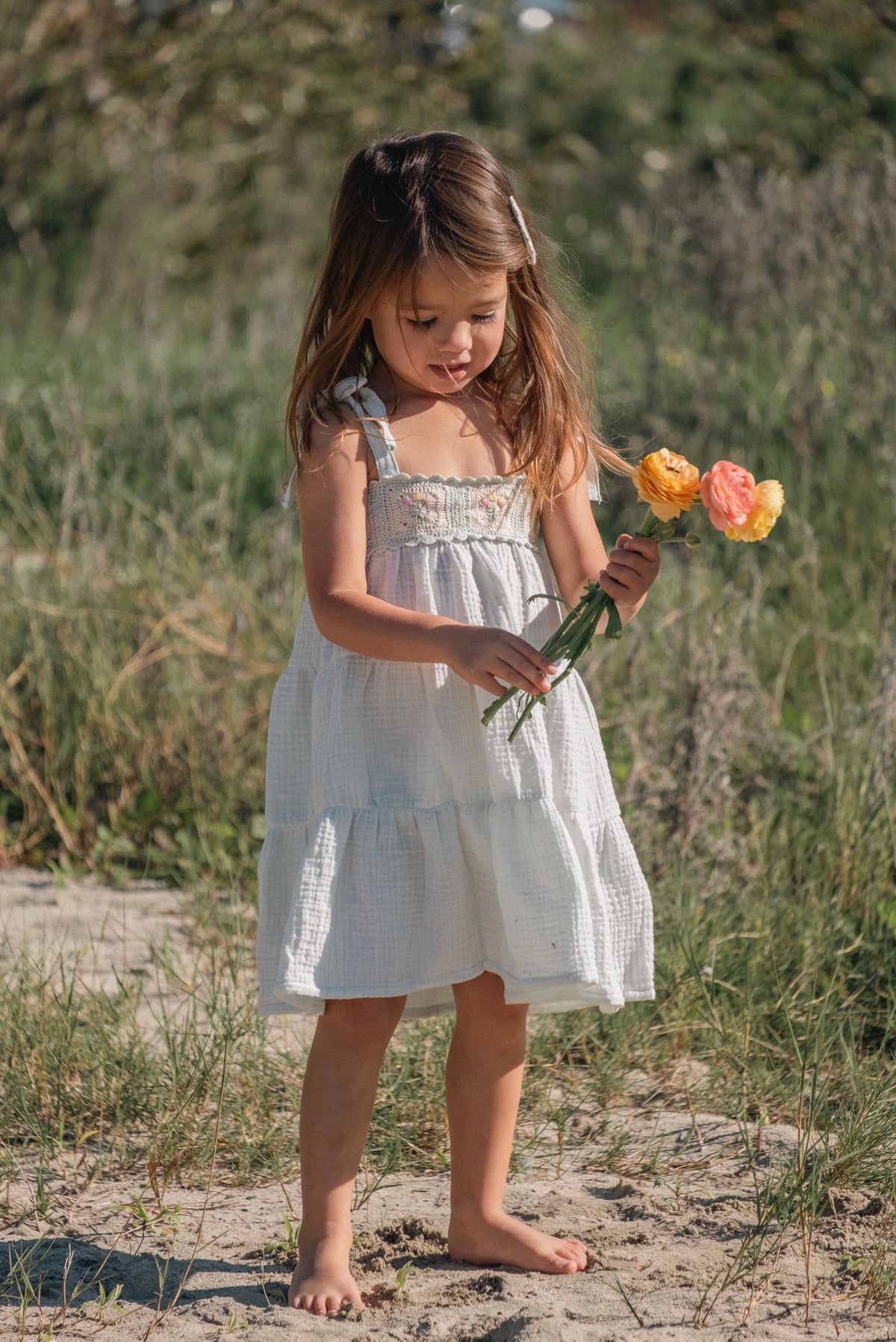 Crochet Dress | Blue Bouquet