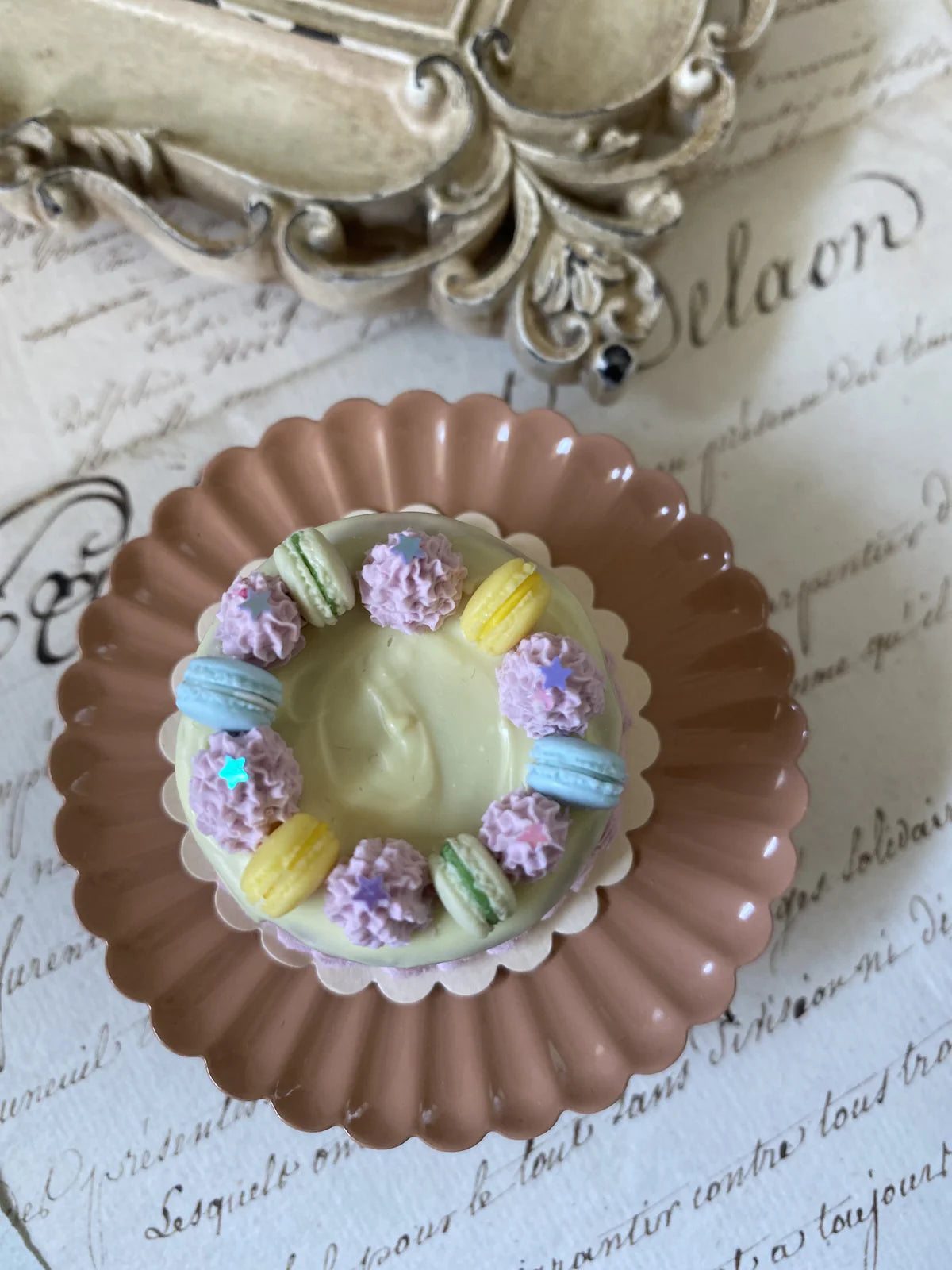 Miniature Macaron Cake