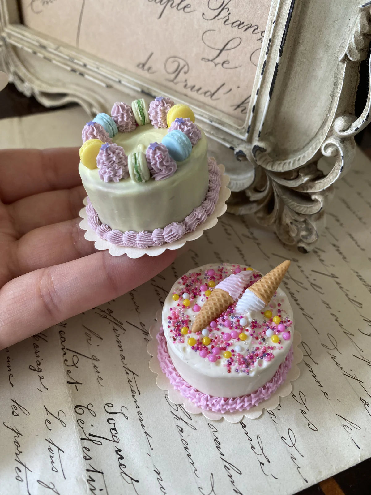 Miniature Ice Cream Cake