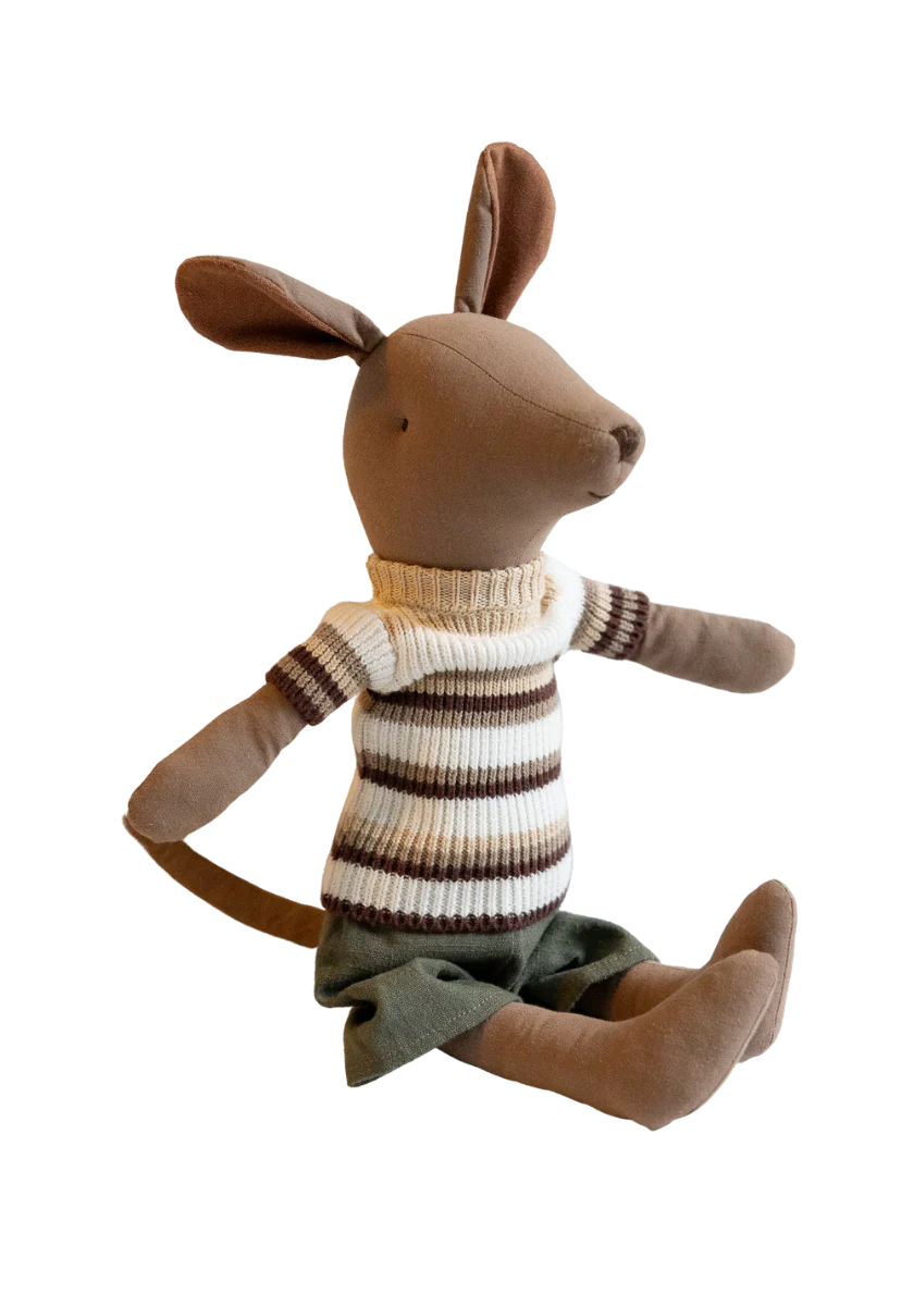 My First Mate, Jack | Large Kangaroo Doll (Cotton Australian Plush Toy)