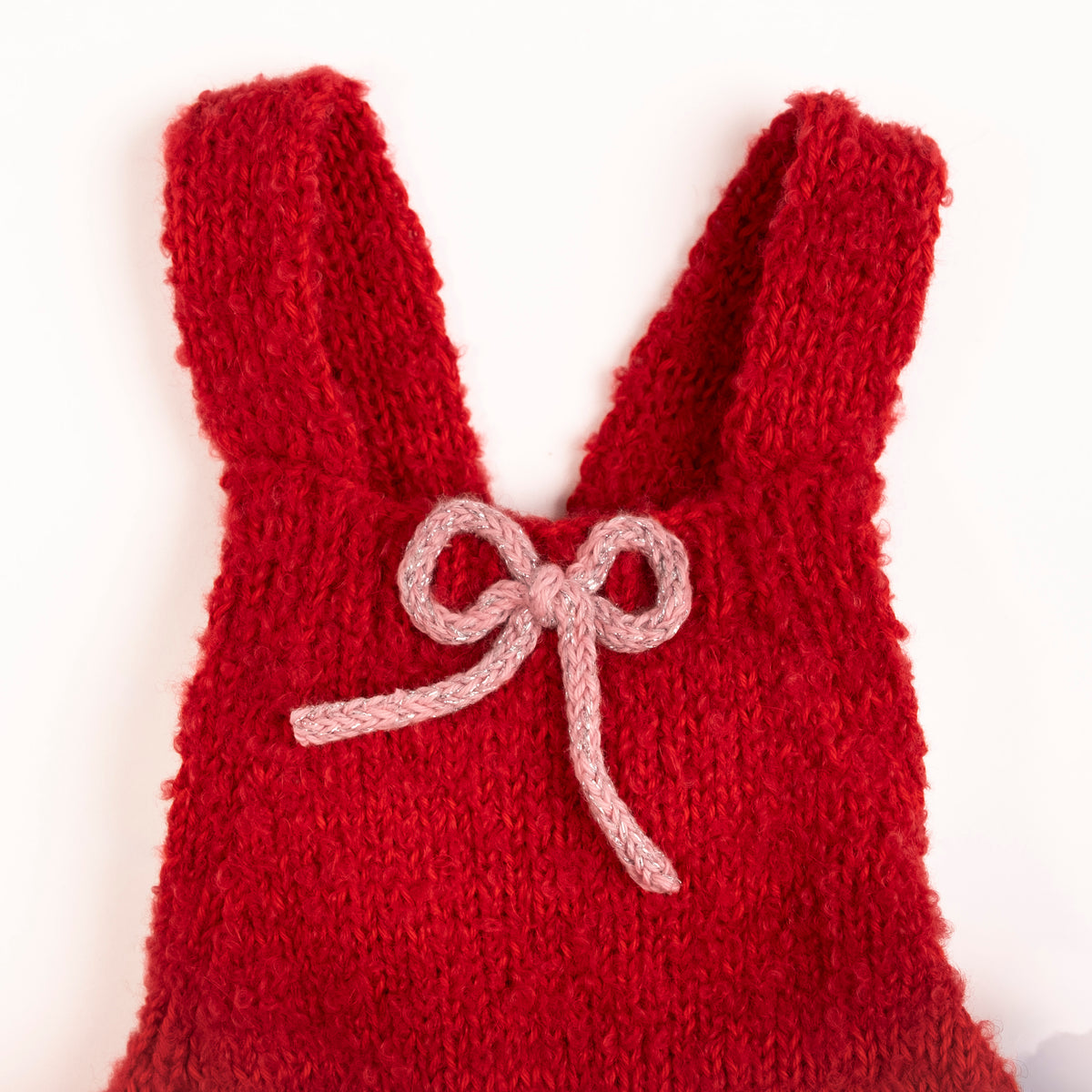 Knitted Romper | Crimson
