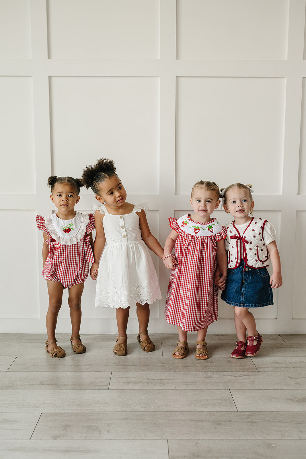 Gingham Strawberry Dress