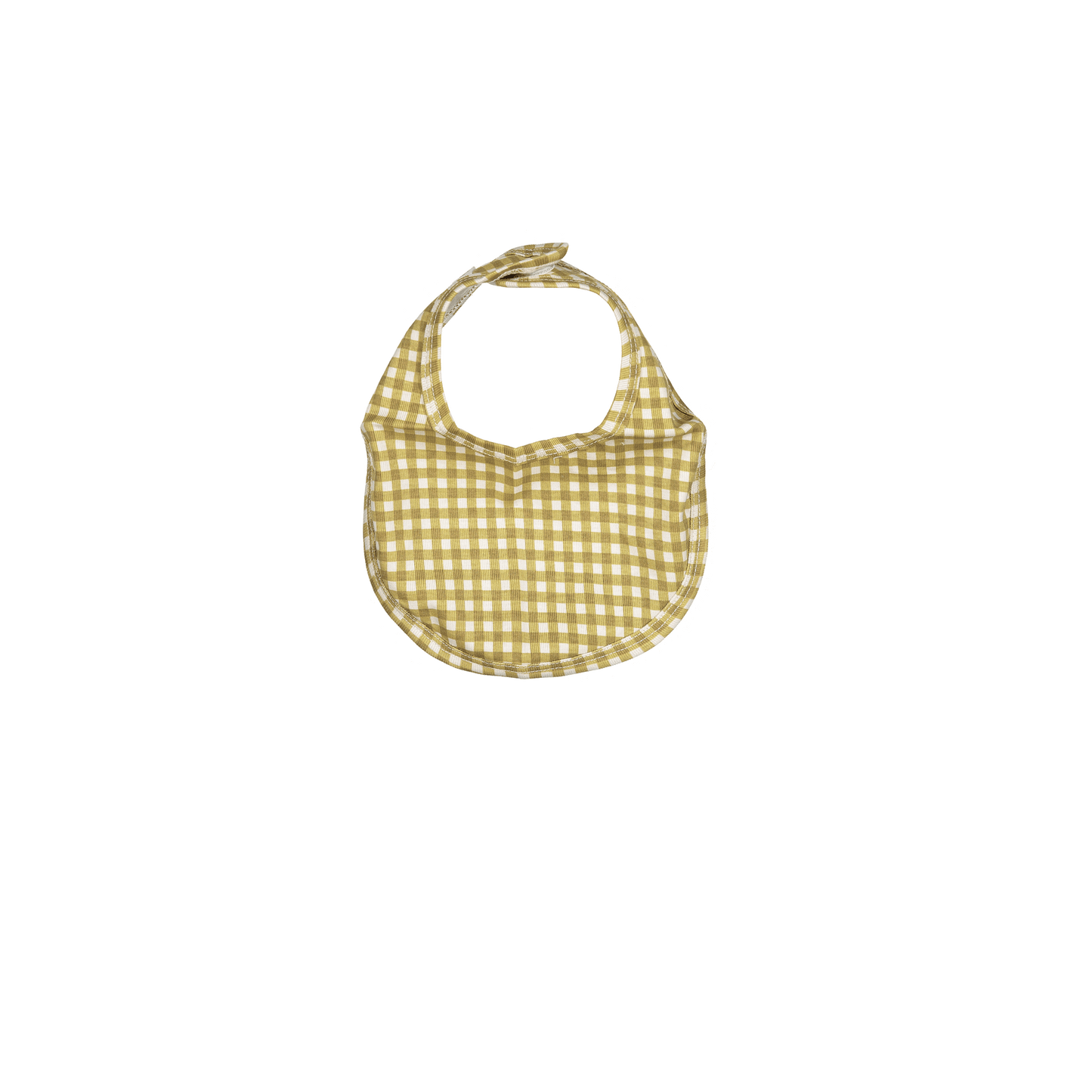 The Printed Bib - Golden Gingham