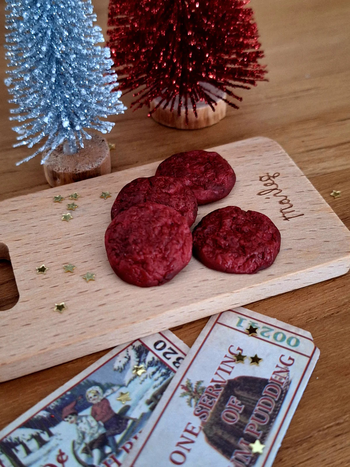 Miniature Red Velvet Cookies