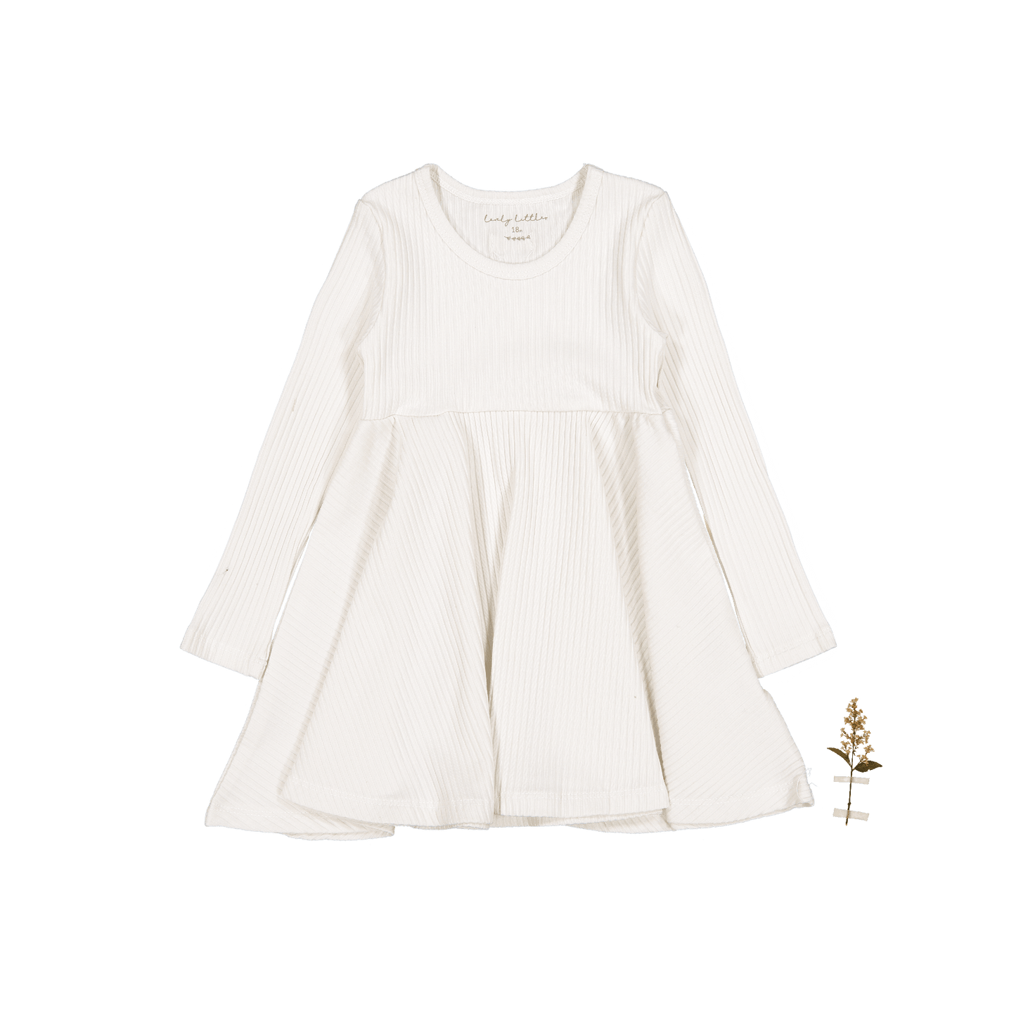 The Long Sleeve Dress - Pearl