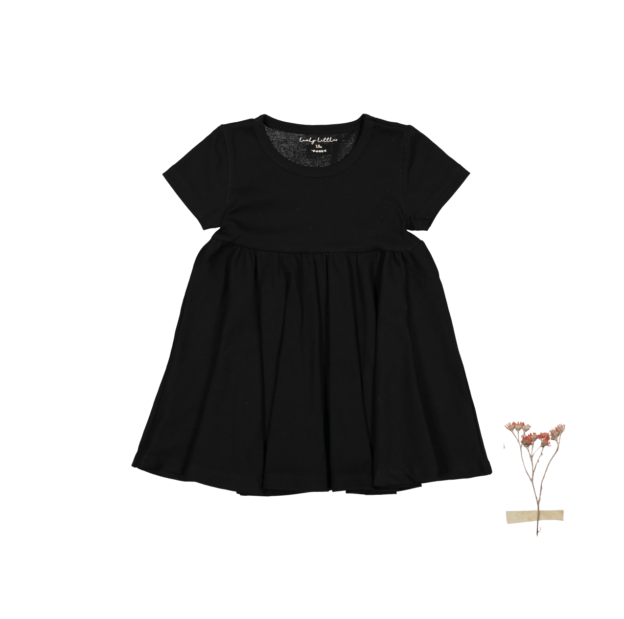 The Short Sleeve Dress - Black