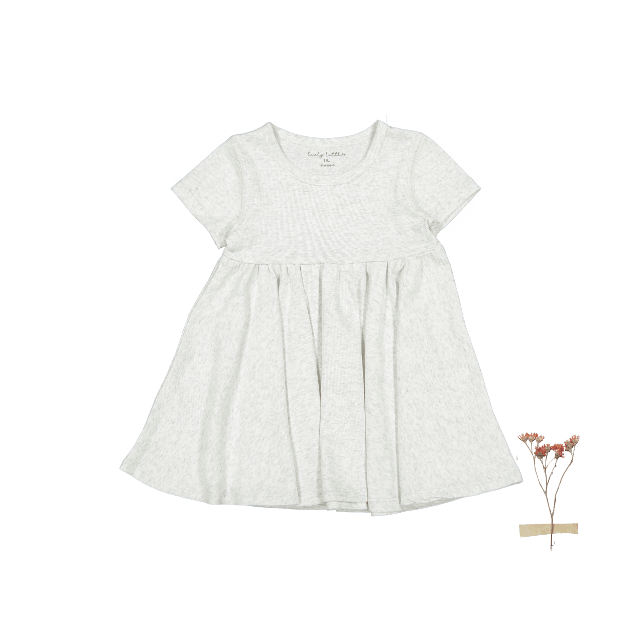 The Short Sleeve Dress - Oatmeal