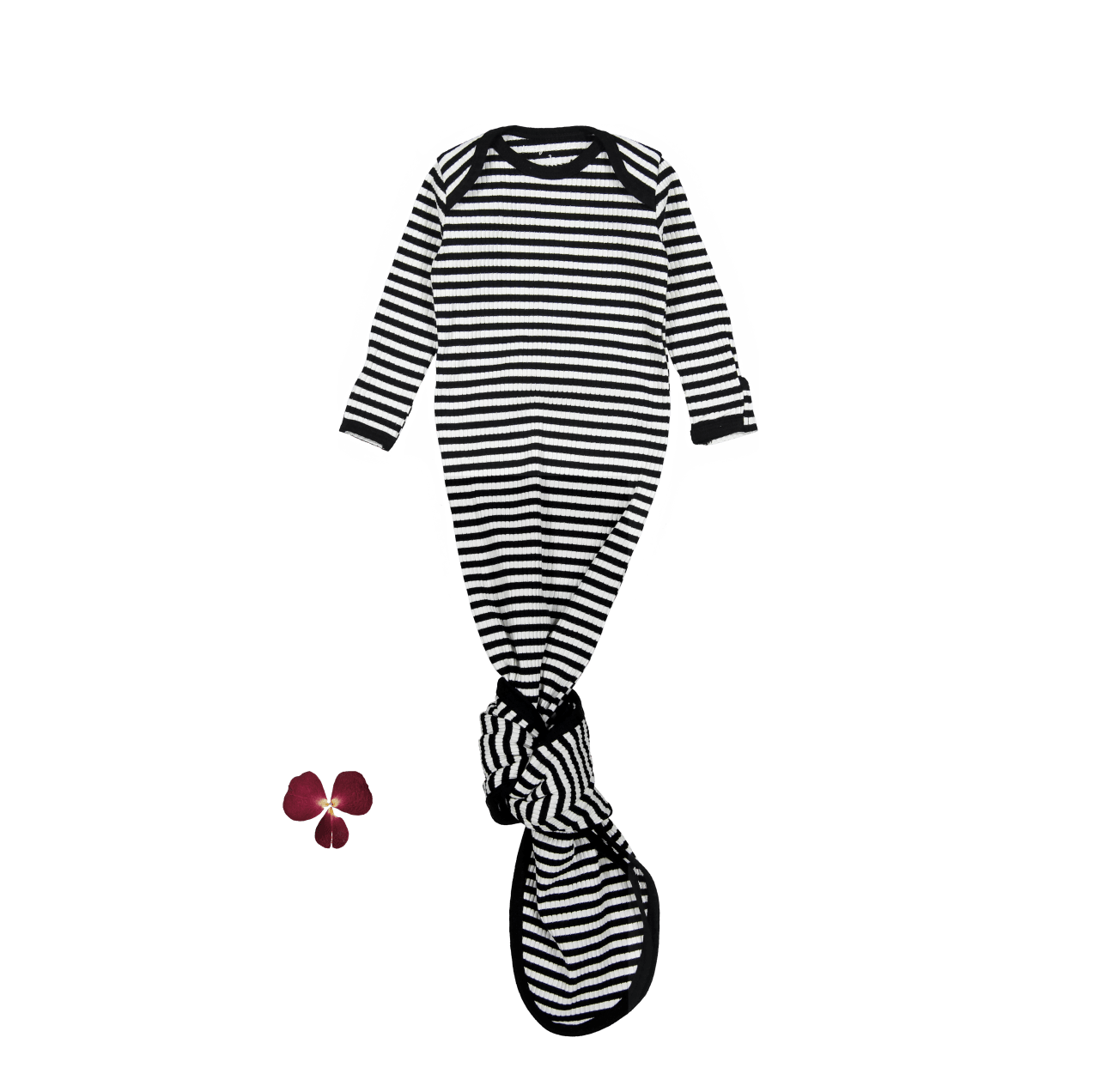 The Printed Baby Gown - Stripe