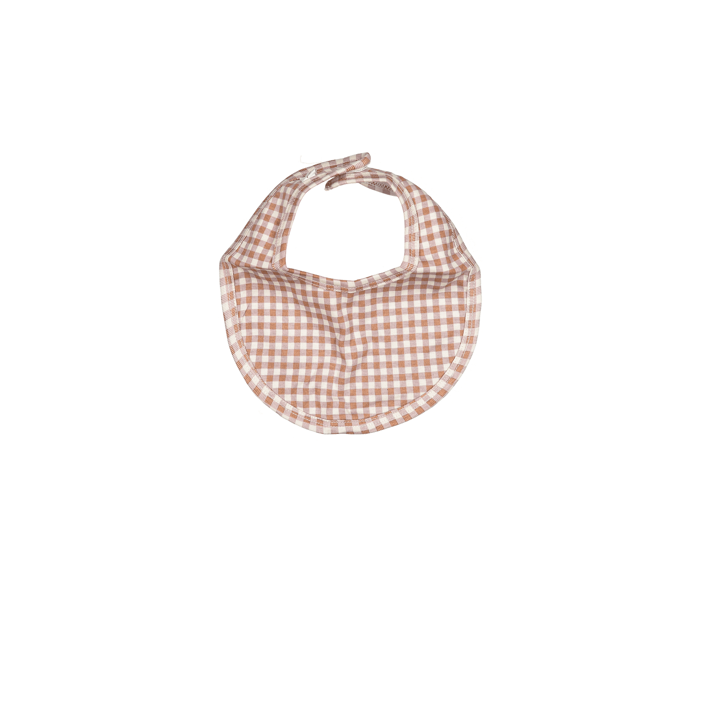 The Printed Bib - Rosewood Gingham