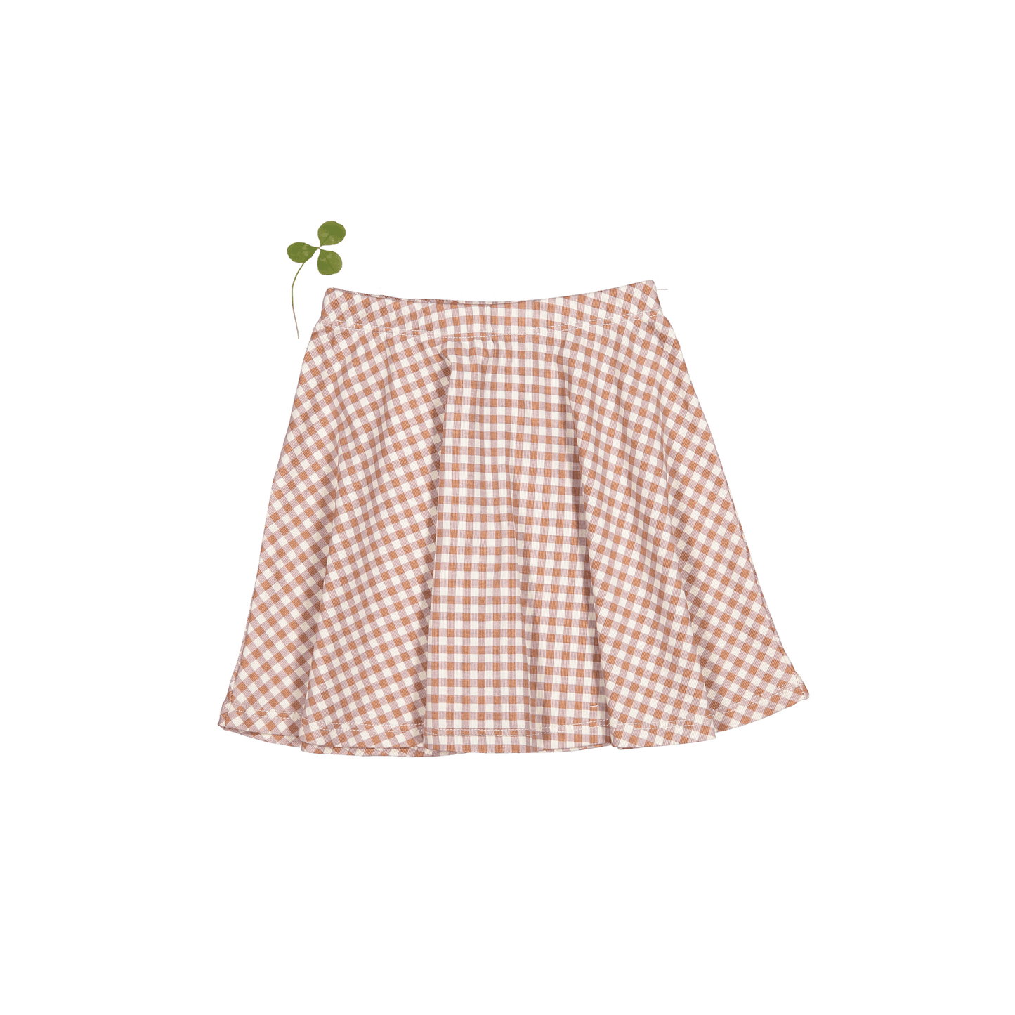 The Printed Skirt - Rosewood Gingham