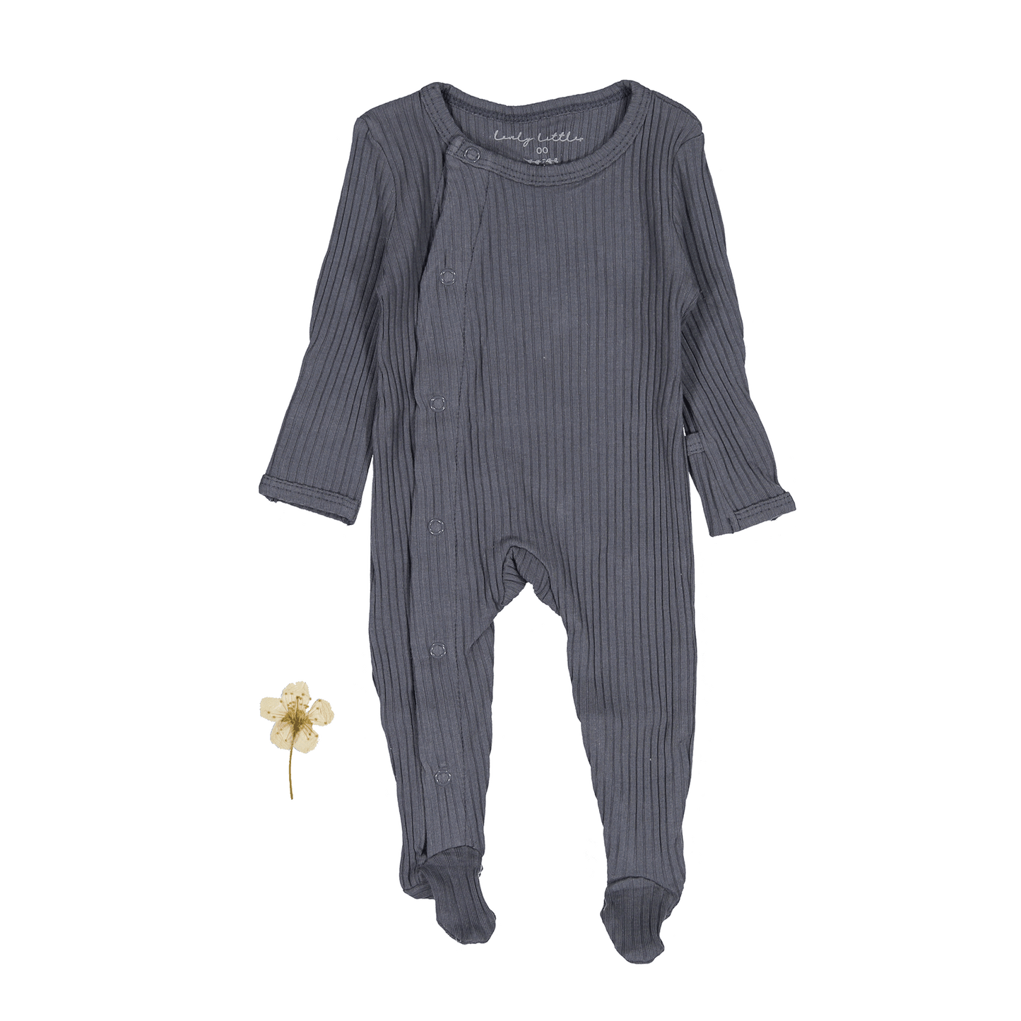 The Snap Romper - Steel