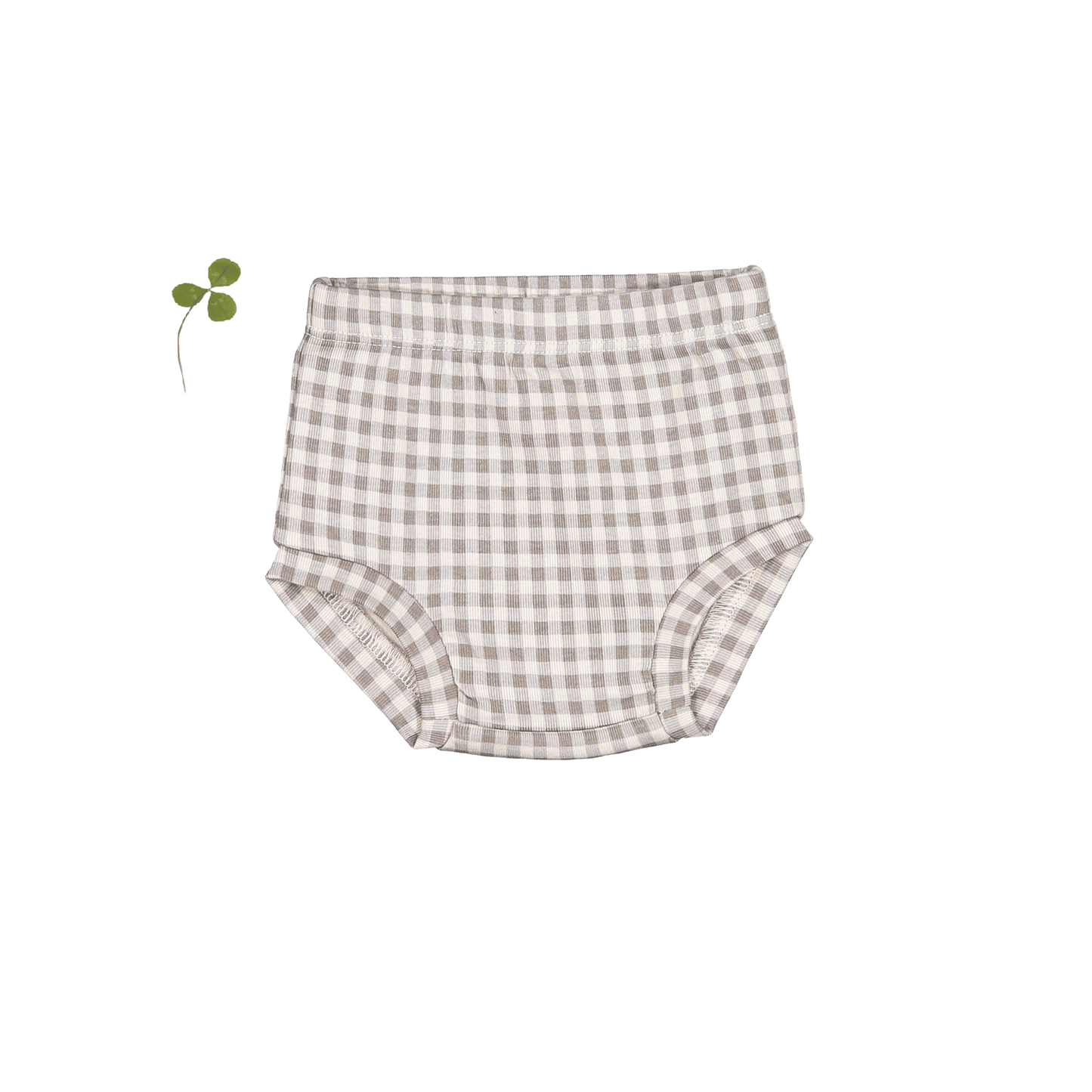 The Printed Bloomer - Taupe Gingham