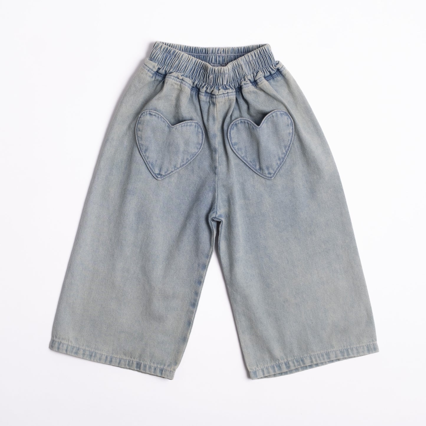 Heart Pocket Pants | Denim
