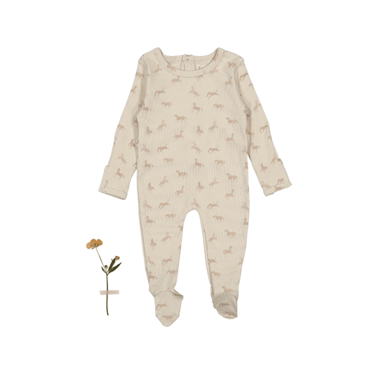 The Printed Romper - Horse