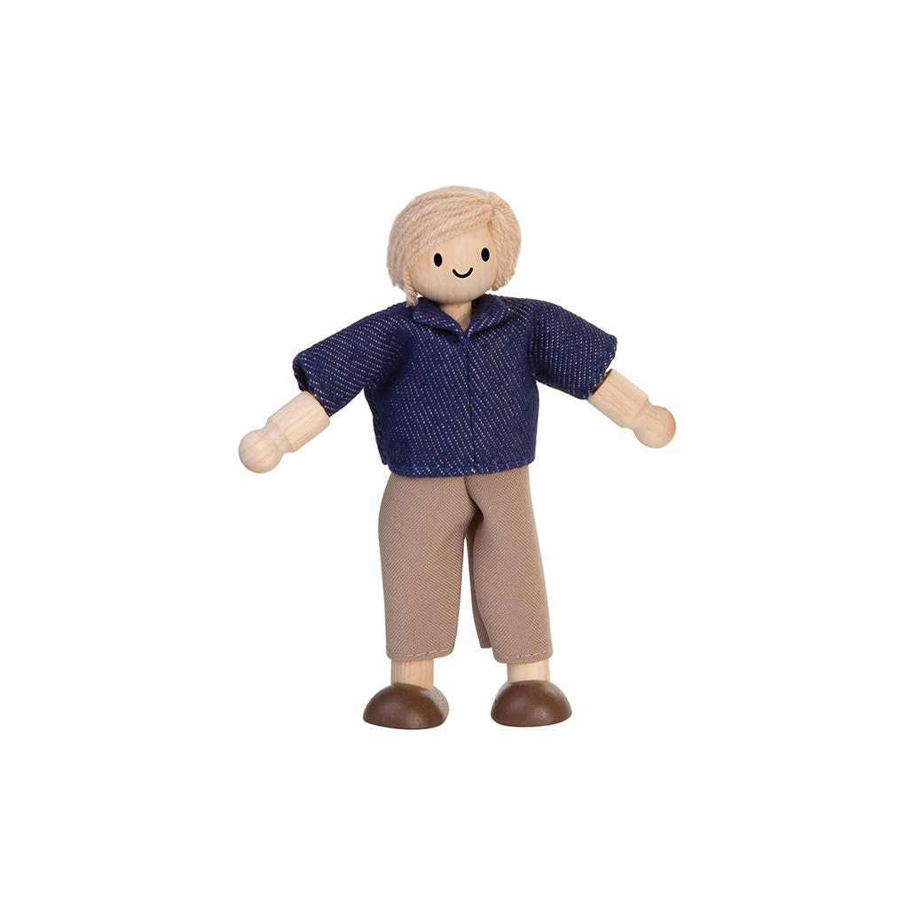 Dad Dollhouse Figure - Fair Skin Tone