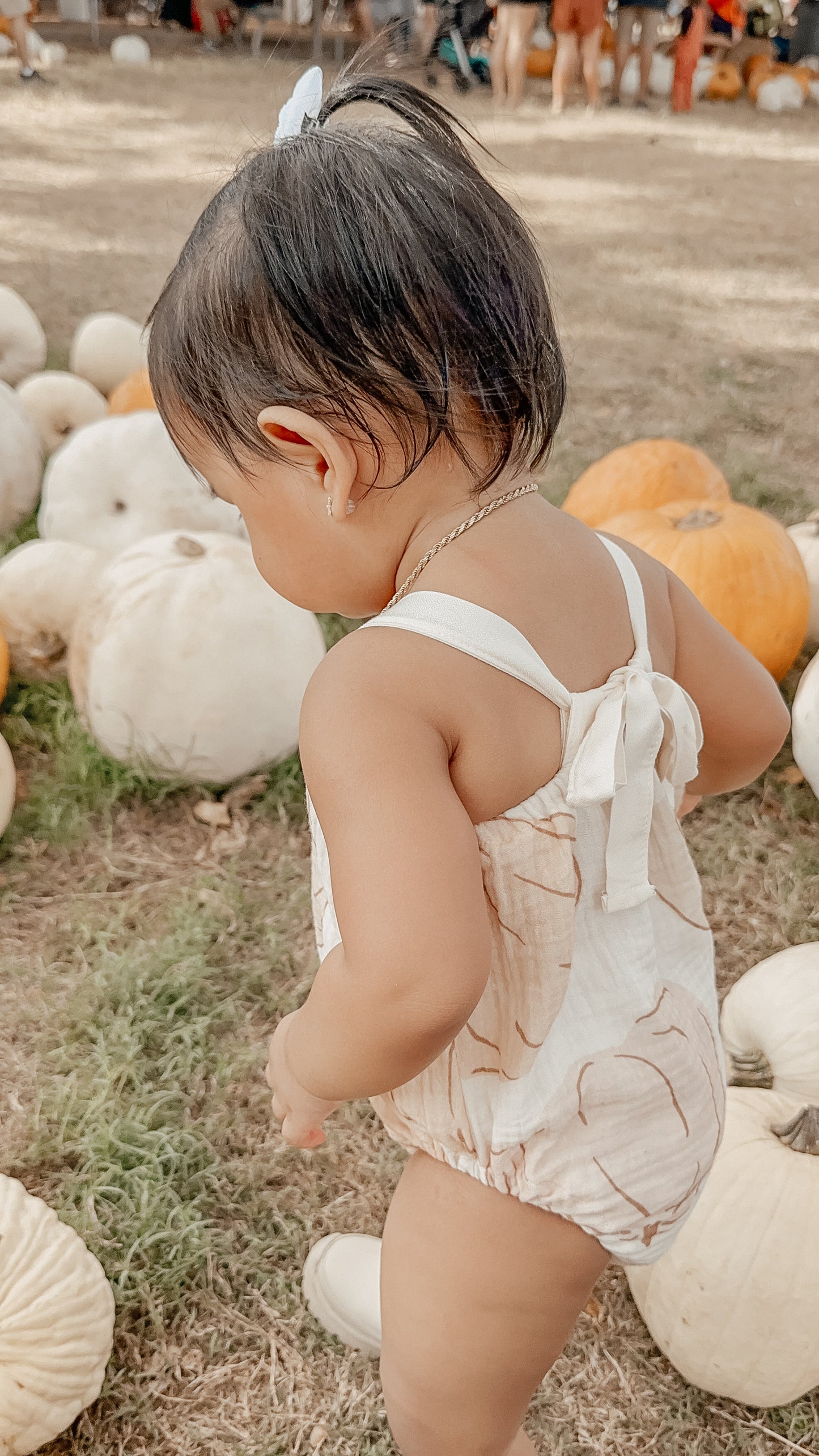 Pumpkin Romper in 0-3M