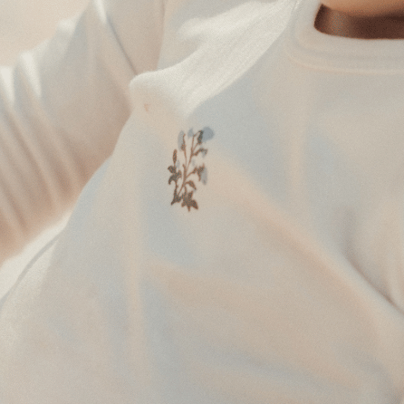 The Embroidered Hat - Zara Blue