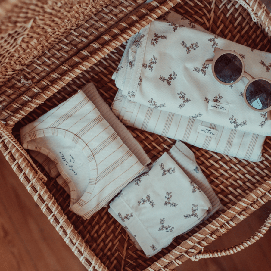 The Printed Bloomer - Rose Stripe