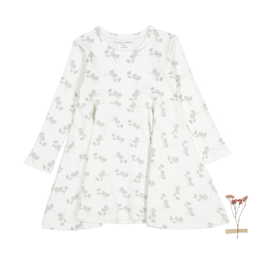 The Printed Long Sleeve Dress - Celia