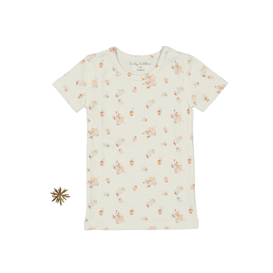 The Printed Short Sleeve Tee - Seashell
