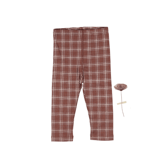 The Printed Legging -  Rustic Check