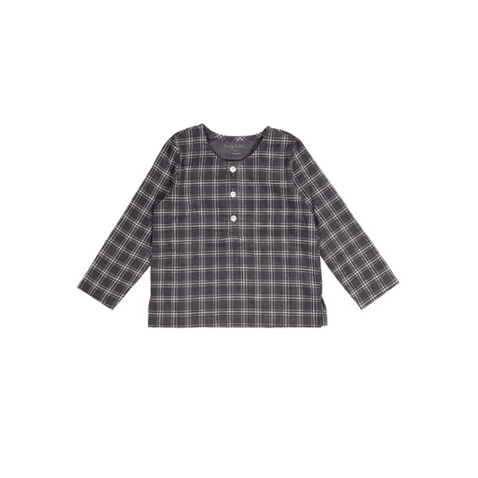 The Corduroy Tunic -  Steel Check