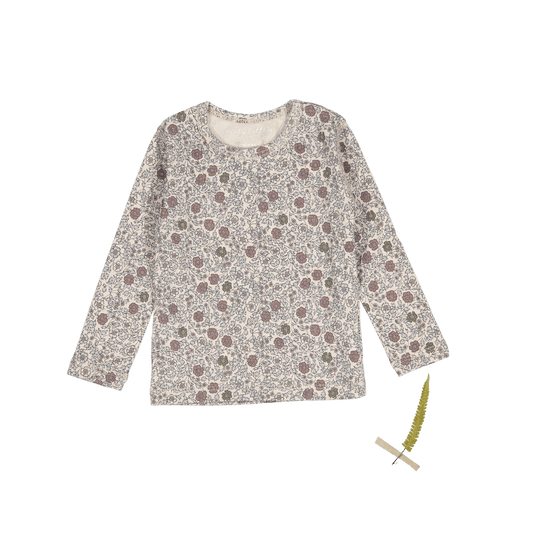 The Printed Long Sleeve Tee -  Isla