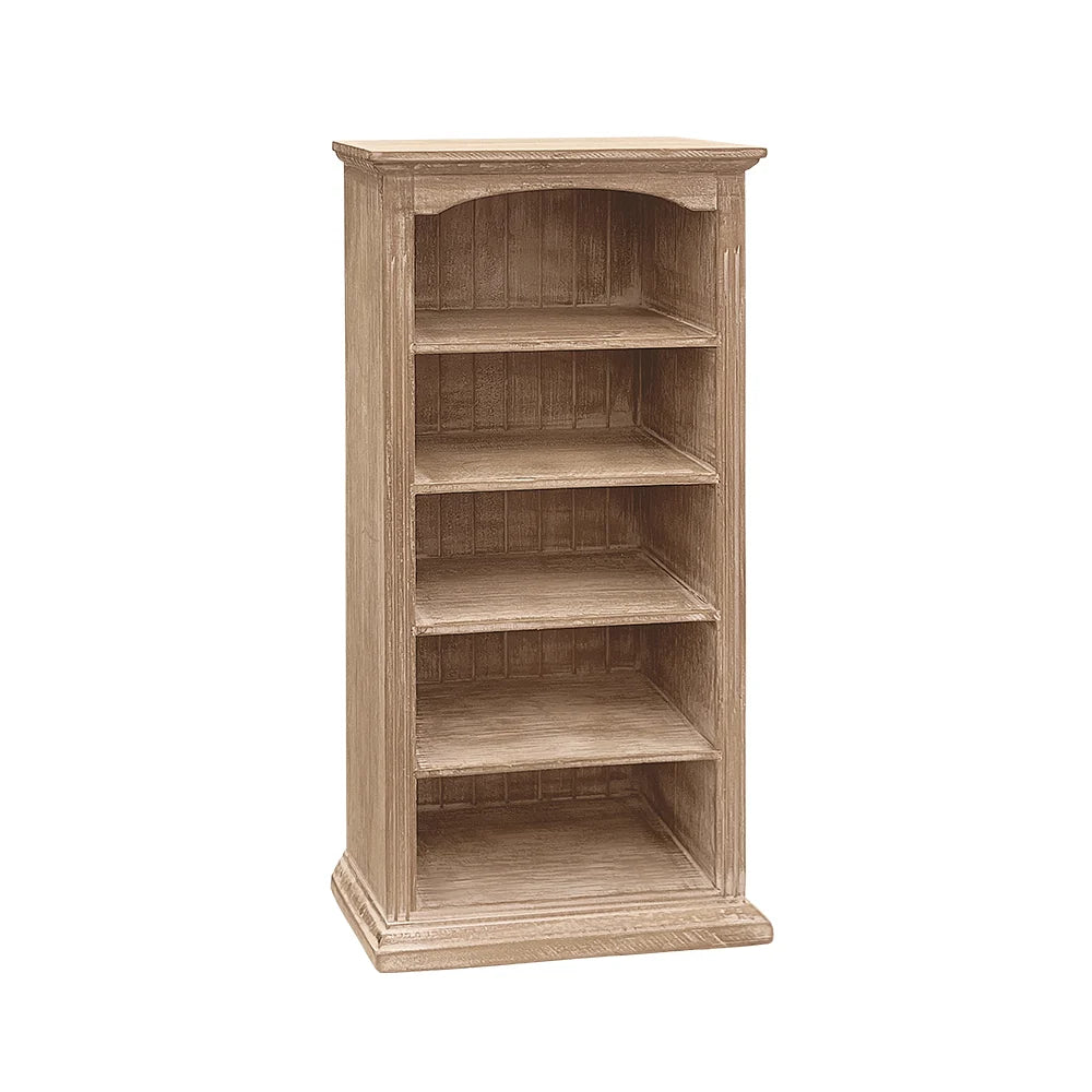 Vintage Wooden Cabinet Bookcase | 1/6 scale Dollhouse Miniature Furniture