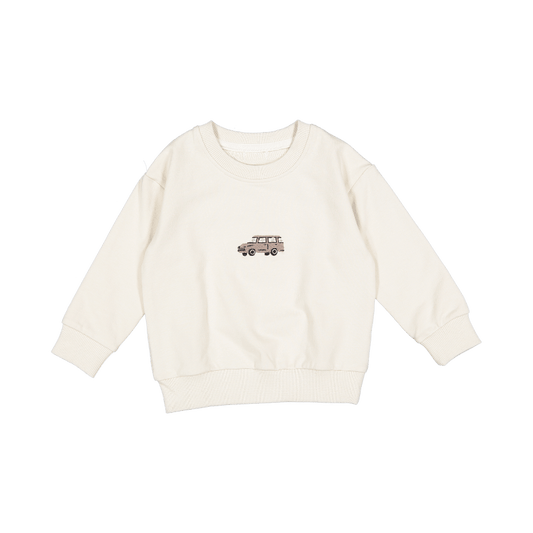The Embroidered Sweatshirt - Vintage Car