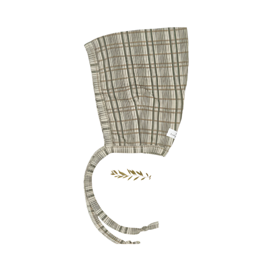 The Printed Pixie Bonnet - Plaid