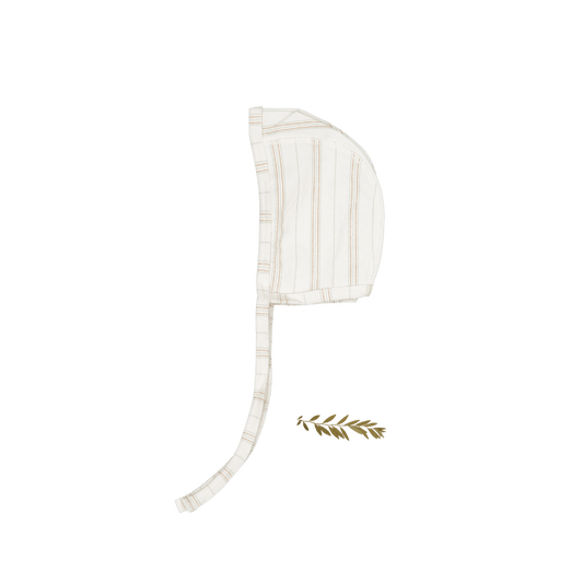 The Printed Pixie Bonnet - Mist Stripe
