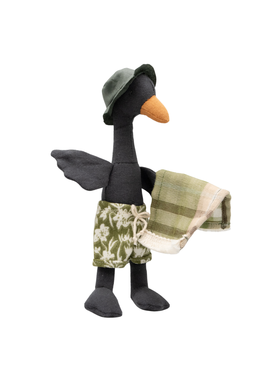 Byron The Sunbaking Swan | Miniature Black Swan