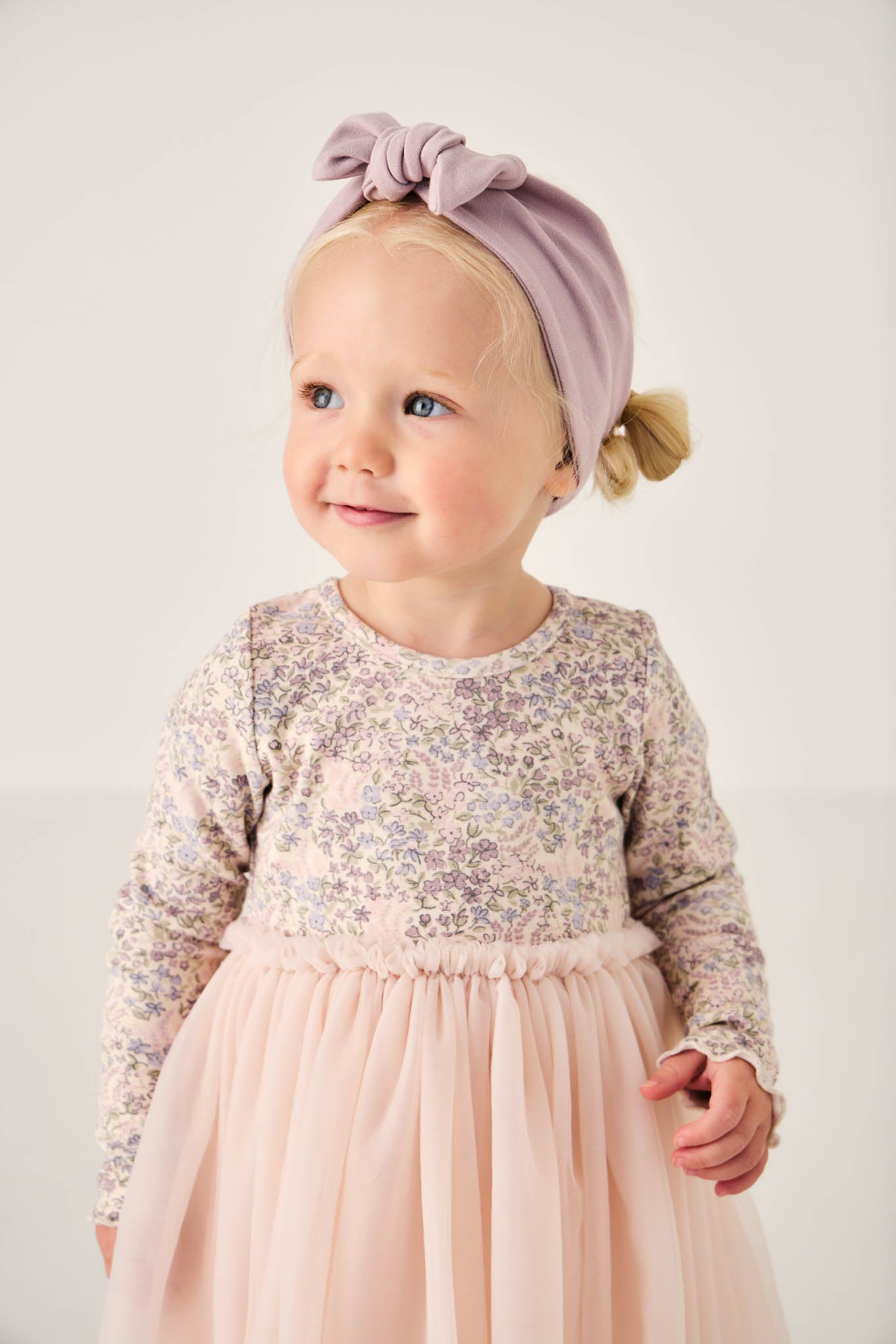 Anna Tulle Dress | April Mauve Floral 1YR