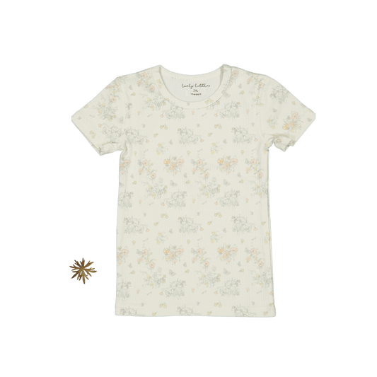 The Printed Short Sleeve Tee - Amelia