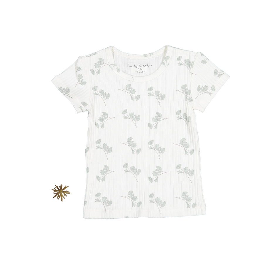 The Printed Short Sleeve Tee - Celia