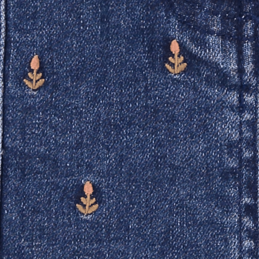 The Denim Skirt - Mini Tulip