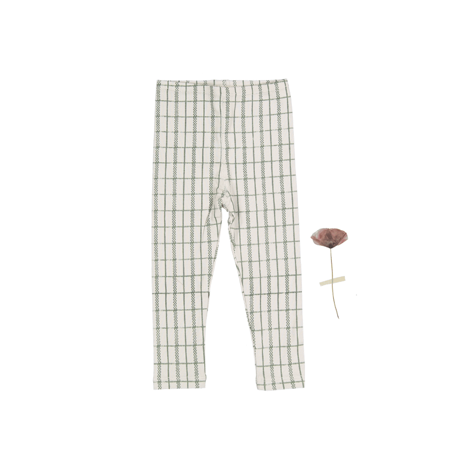 The Printed Legging - Sage Check