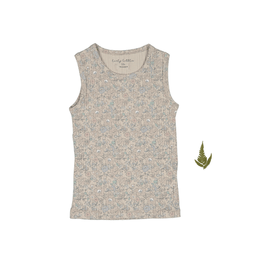The Printed Tank - Elise Ribbed