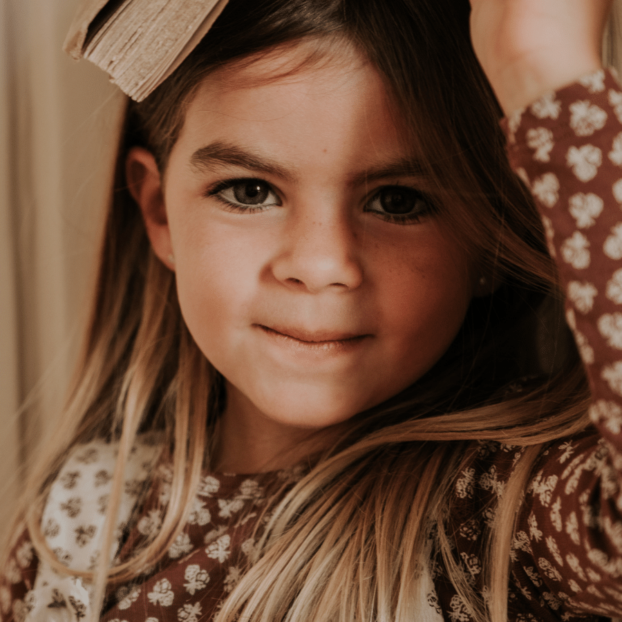 The Printed Long Sleeve Tee -  Rustic Floral