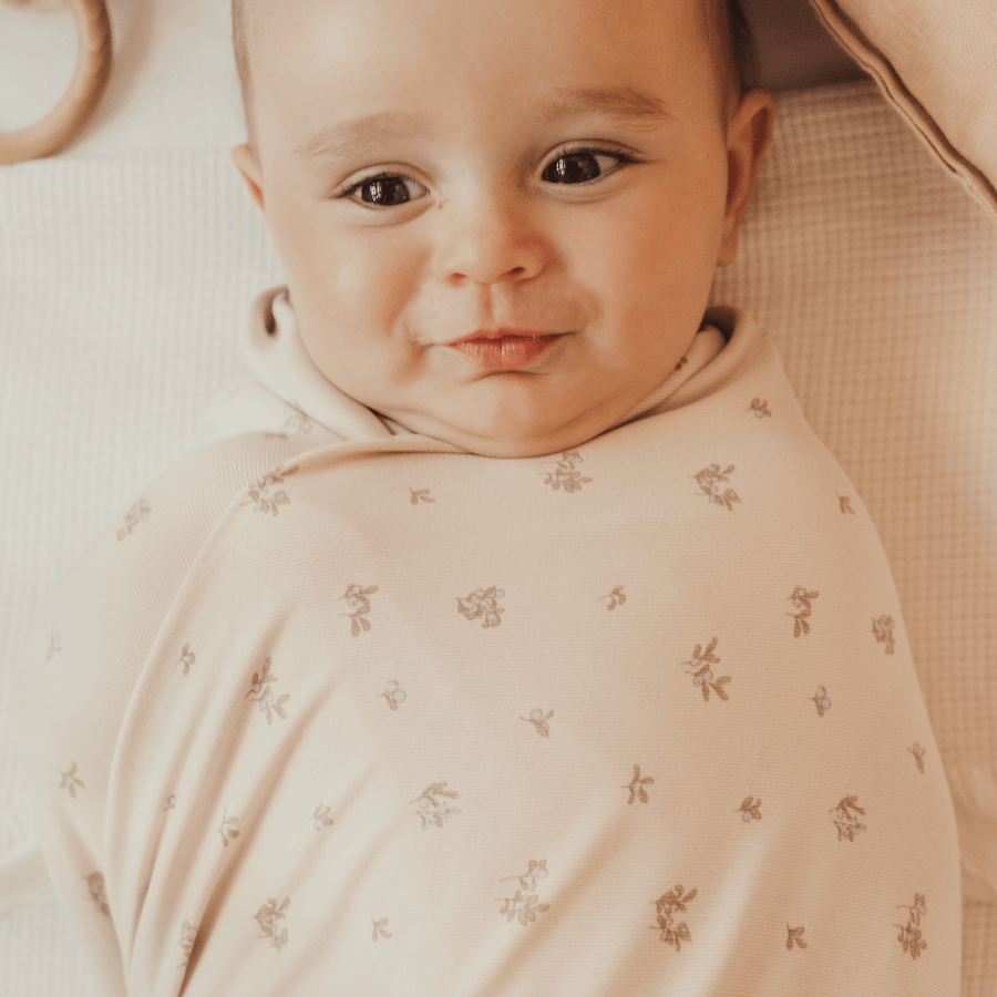 The Printed Bonnet - Berry Blue