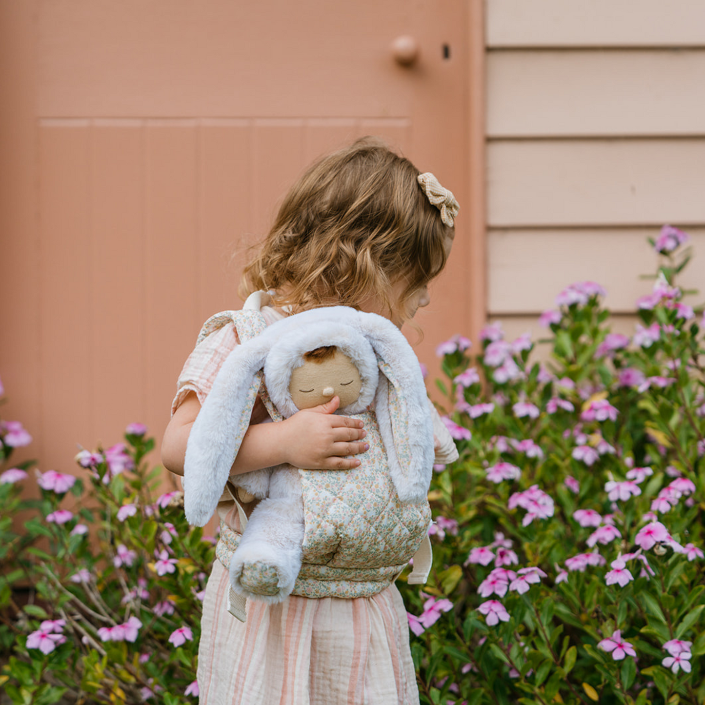 Dinkum Dolls Quilted Carrier | Garden Floral