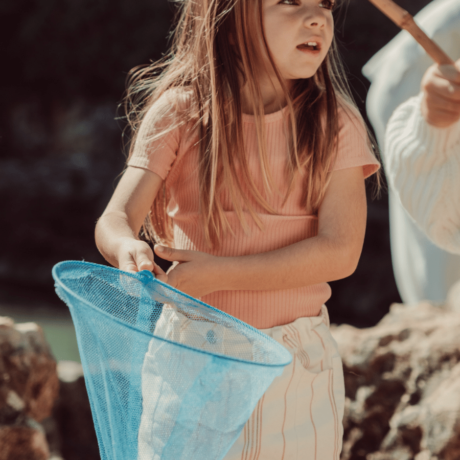 The Printed Long Sleeve Dress - Rose Stripe