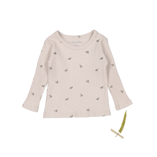 The Printed Long Sleeve Tee - Bee