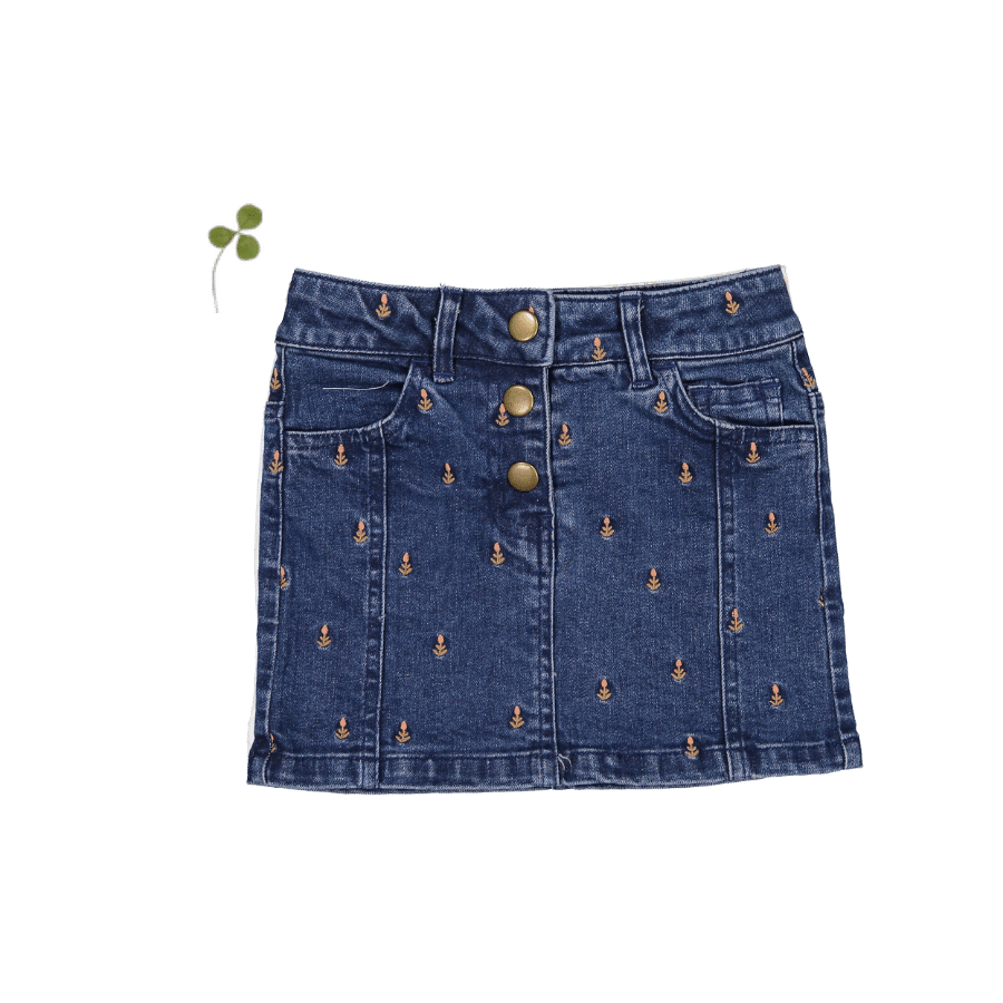 The Denim Skirt - Mini Tulip
